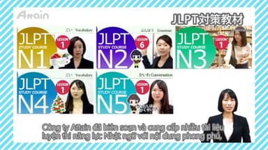 日本語能力試験(JLPT) N5-N1完全解説ドリル多言語版制作5