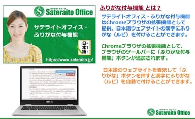 サテライトオフィス・ふりがな付与機能の特長