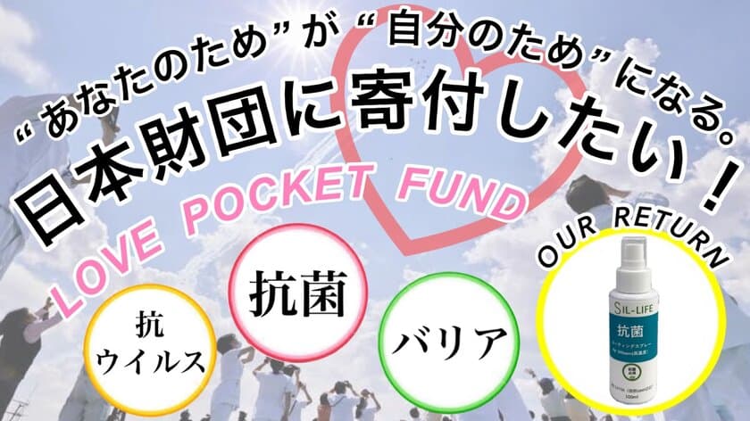 コロナと闘う医療従事者へ寄付したい！
ナノ銀＋の抗菌スプレーをリターンに据え
クラウドファンディング始動