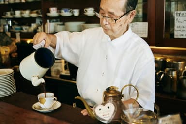 コーヒーハウスかこのマスター