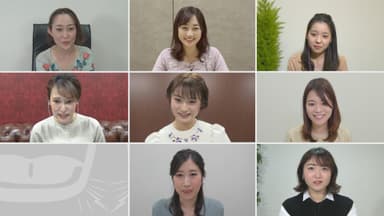 女子アナリモート会議