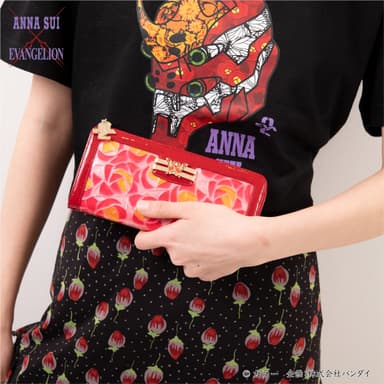 エヴァンゲリオン×ANNA SUI　長財布　2号機(イメージ)