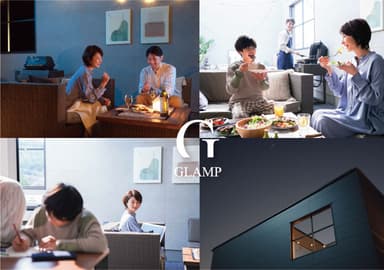 リビングが2つある家GLAMP