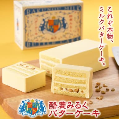 酪農みるくバターケーキ　イメージ