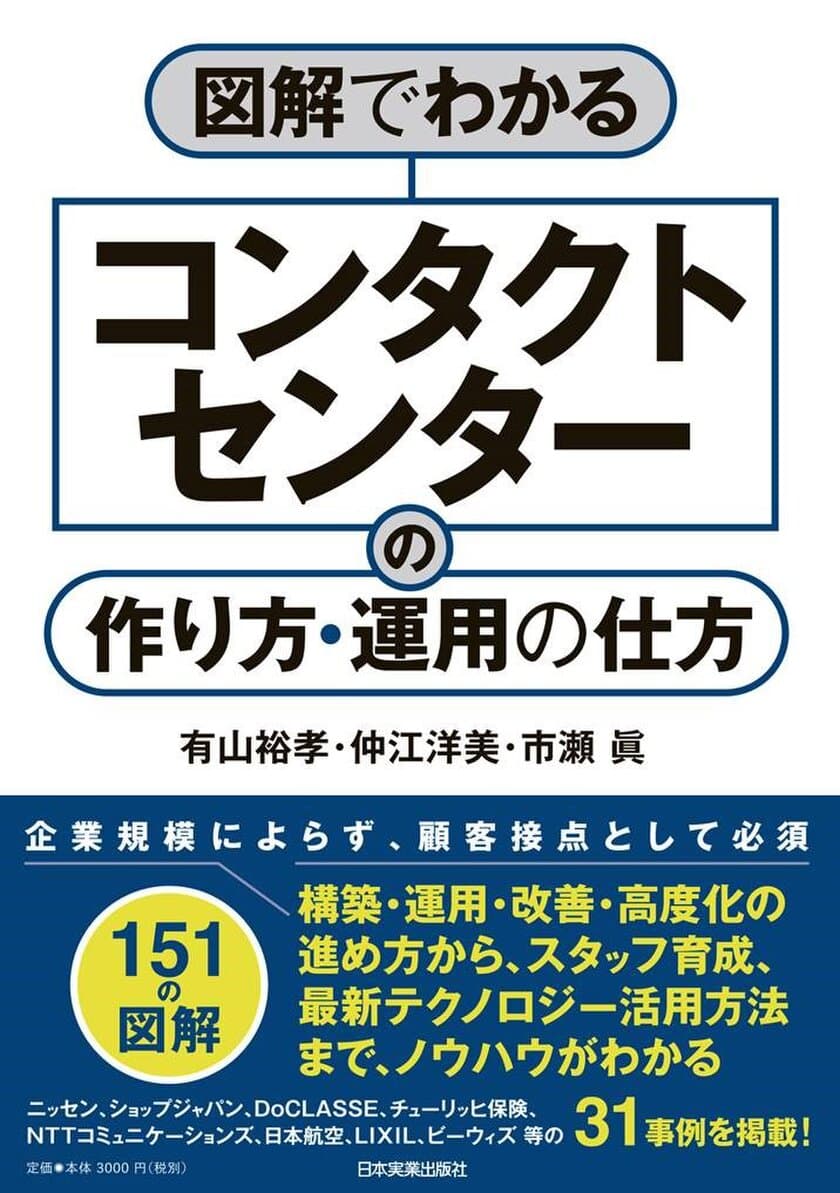 業務設計の基本からAI等の最新テクノロジー活用までノウハウ満載！
『図解でわかるコンタクトセンターの作り方・運用の仕方』を発刊