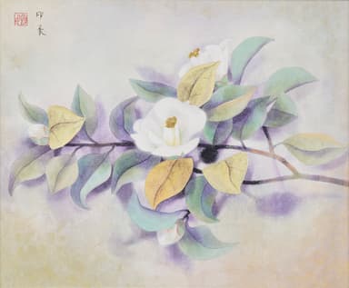 堂本印象　椿花　1963年　京都府立堂本印象美術館蔵