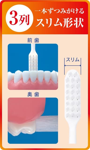 3列タイプの特長