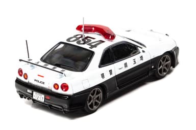 RAI'S 1/43 日産 スカイライン GT-R VspecII (BNR34) 2002 埼玉県警察高速道路交通警察隊車両(854)：右後