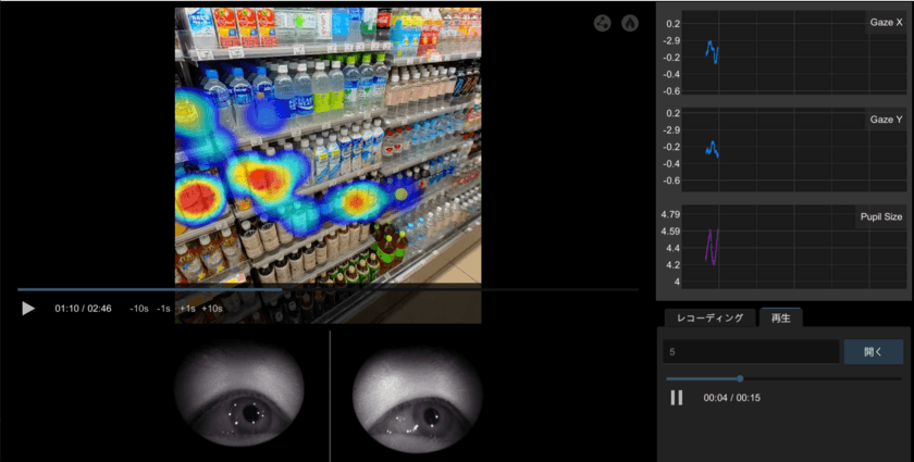 視線記録機能を搭載したVRヘッドセット『FOVE0』を活用した
視線記録／可視化ツール『FOVE Gaze Analyzer』の提供を開始