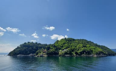 竹生島全景