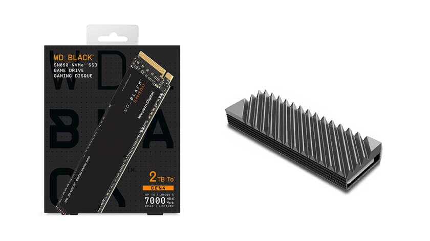 ゲーミングドライブ SSD WD_BLACK SN850用
PS5向けヒートシンク プレゼントキャンペーンが11月12日開始