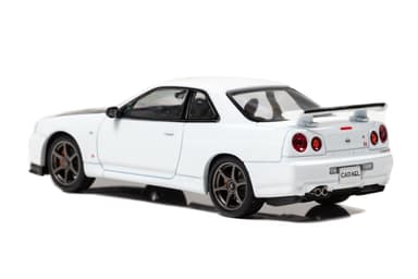 1/43 日産 スカイライン GT-R VspecII N1 (BNR34) 2000 White：左後