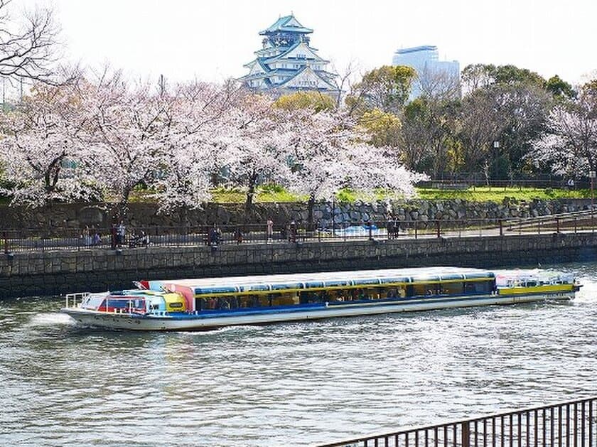 水都大阪の春の風物詩！大川沿いの桜並木を巡るお花見クルーズ、
2/1（火）予約開始！