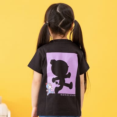 ドキンちゃん コキンちゃん 刺繍シルエットTシャツ(子ども) (2)