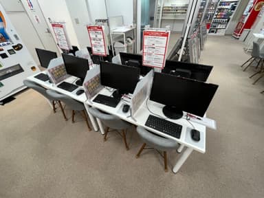 商品は店内PCからもご注文可能