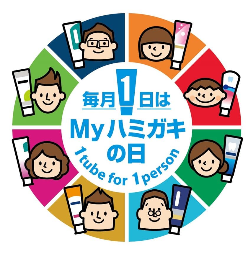 新習慣！一人ひとりに合ったMyハミガキを始めよう　
毎月1日を「Myハミガキの日」と制定