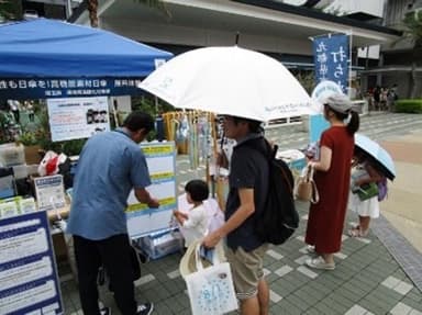 『Saitama日傘』日傘の効果体験