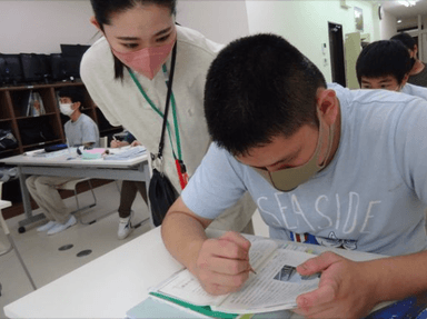 つなぐ高等学院の授業の様子