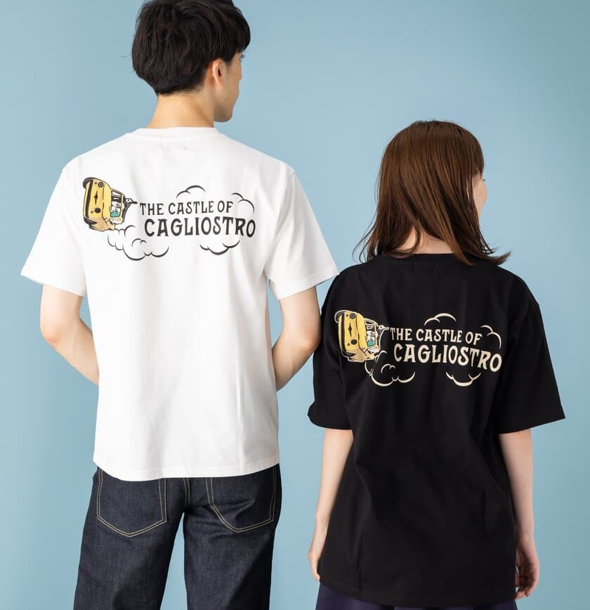 つ・い・に！「ルパン三世　カリオストロの城」のTシャツが登場！！
あの名シーン、キャラクターを刺繍で表現。
トムスショップにて販売開始！