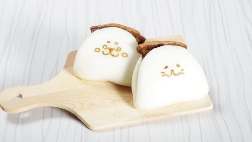 かわいい「ねこ」と「いぬ」の焼印付き角煮まんじゅう登場！
にゃんとも可愛い「角煮にゃんじゅう」と
わんとも美味しい「角煮わんじゅう」が期間限定販売