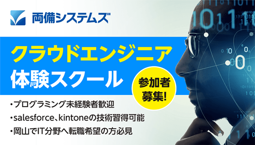 両備システムズが地域のデジタル人材育成に向けて
体験スクールを開講！セールスフォース・ジャパンと
サイボウズ社の賛同により推進