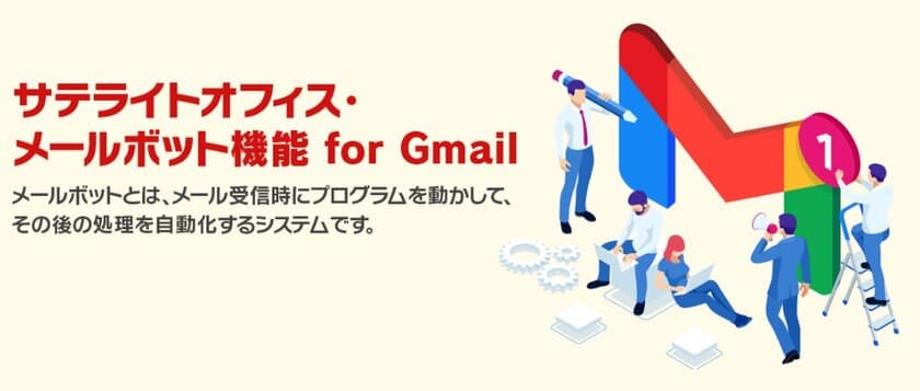 サテライトオフィス、メールボット ソリューションを提供開始
　メール受信時の自動処理プログラムを開発