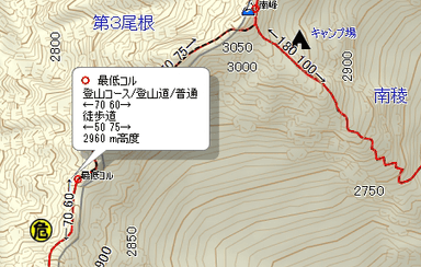 登山時やプランニングに役立つコースタイム(所要時間)情報を新たに収録