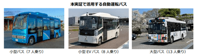 本実証で活用する自動運転バス