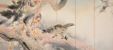 堂本印象「爽籟高清(左隻)」 1940年(昭和15) 第3回東丘社展 京都府立堂本印象美術館蔵