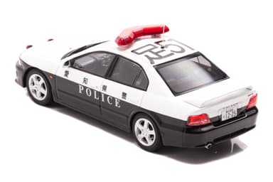 左後：1/43 三菱 ギャラン VR-4 (EC5A) 2007 愛知県警察所轄署交通課車両 (足51)