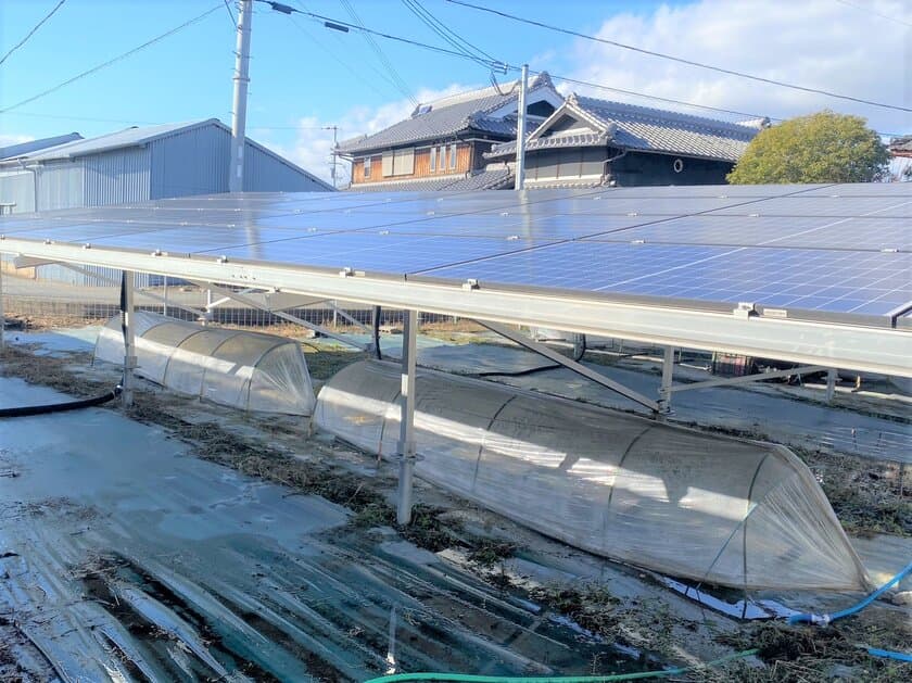 二川工業製作所、太陽光発電の新事業を開始　
営農業者とともにソーラーシェアリングを実施