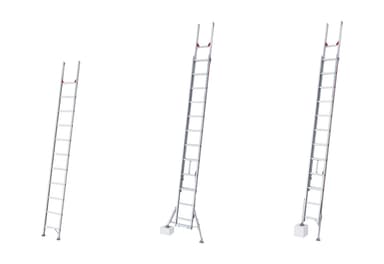 ラクノリ機能搭載はしご(左からLT、LH、LN)
