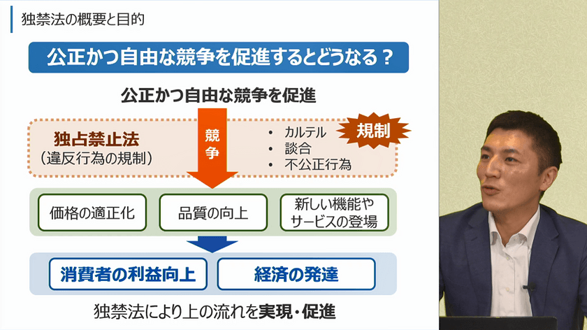 リスクモンスター、サイバックスUniv.で
3月22日より提供開始　eラーニング
「事例で学ぶ独占禁止法～コンプライアンス遵守のために～」