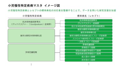 小児慢性特定疾病マスタ　イメージ図