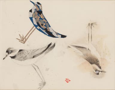 堂本印象「千鳥」1960年 京都府立堂本印象美術館蔵