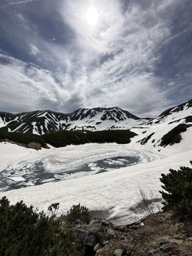 最新の雪解けの状況(2023年6月1日撮影)