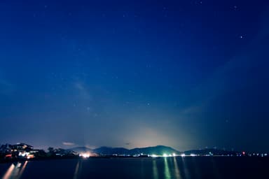 阿万沖の星空