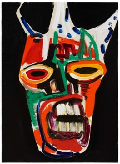 End of today - 12/9/2022 Mask -&#44; 2022 Oil on canvas&#44; 33.3×24.2 cm  (C)IDA Studio Inc.