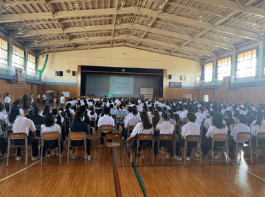 千葉県立鎌ヶ谷西高等学校の様子