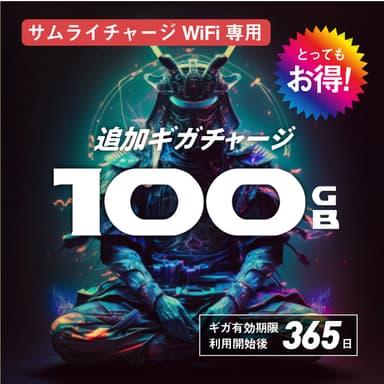 100GBチャージ