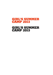 GIRL'S SUMMER CAMP 2013事務局