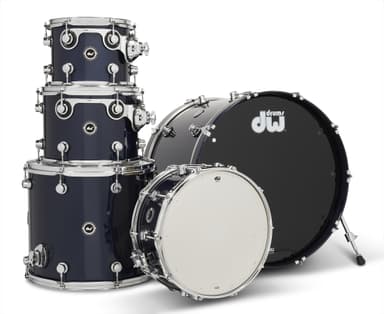 『DWe』ドラム・シェル・イメージ(5-Piece Complete Bundle Kit Midnight Blue Metallic)