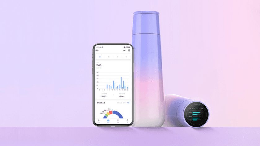 アプリ連携で水分補給量を管理できるスマートボトルが
b8ta Tokyo - Shibuya、Yurakuchoに期間限定出品