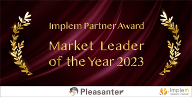 インプリムパートナーアワード Market Leader of the Year 2023 トップビュー