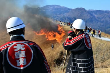 大室山　山焼き2