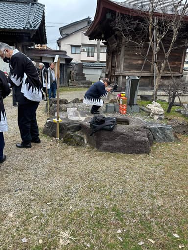 2月4日堀部安兵衛 墓参り