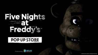 〈Five Nights at Freddy's POP UP STORE　メイン画像〉