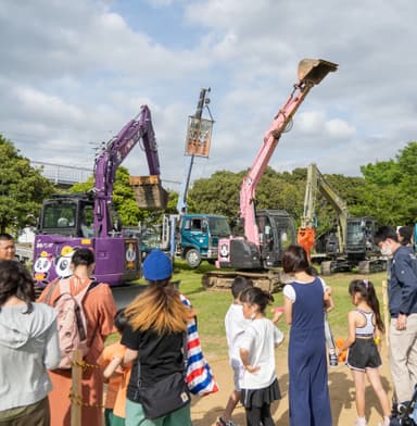 ▲働く車展示会(2023年撮影)