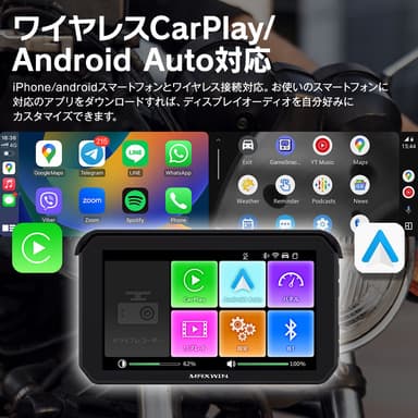 AppleCarPlay/AndroidAuto対応