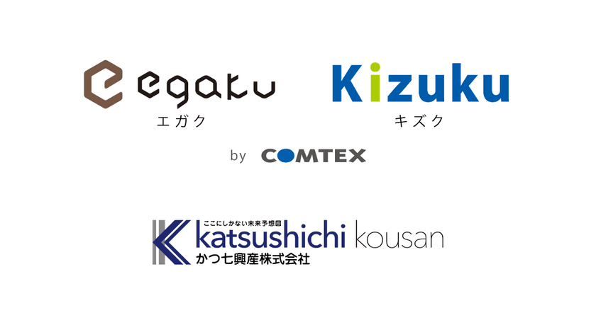 顧客対応と施工現場の認識ズレを防止・円滑化　
かつ七興産が「egaku／エガク」「Kizuku／キズク」を
セット導入。6月より本格運用開始！